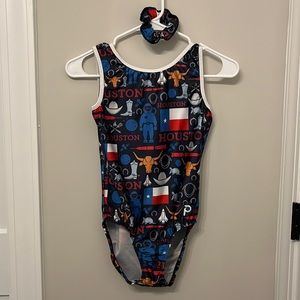 Plum Practicewear Gymnastics Traditional City Vibe Houston Leotard